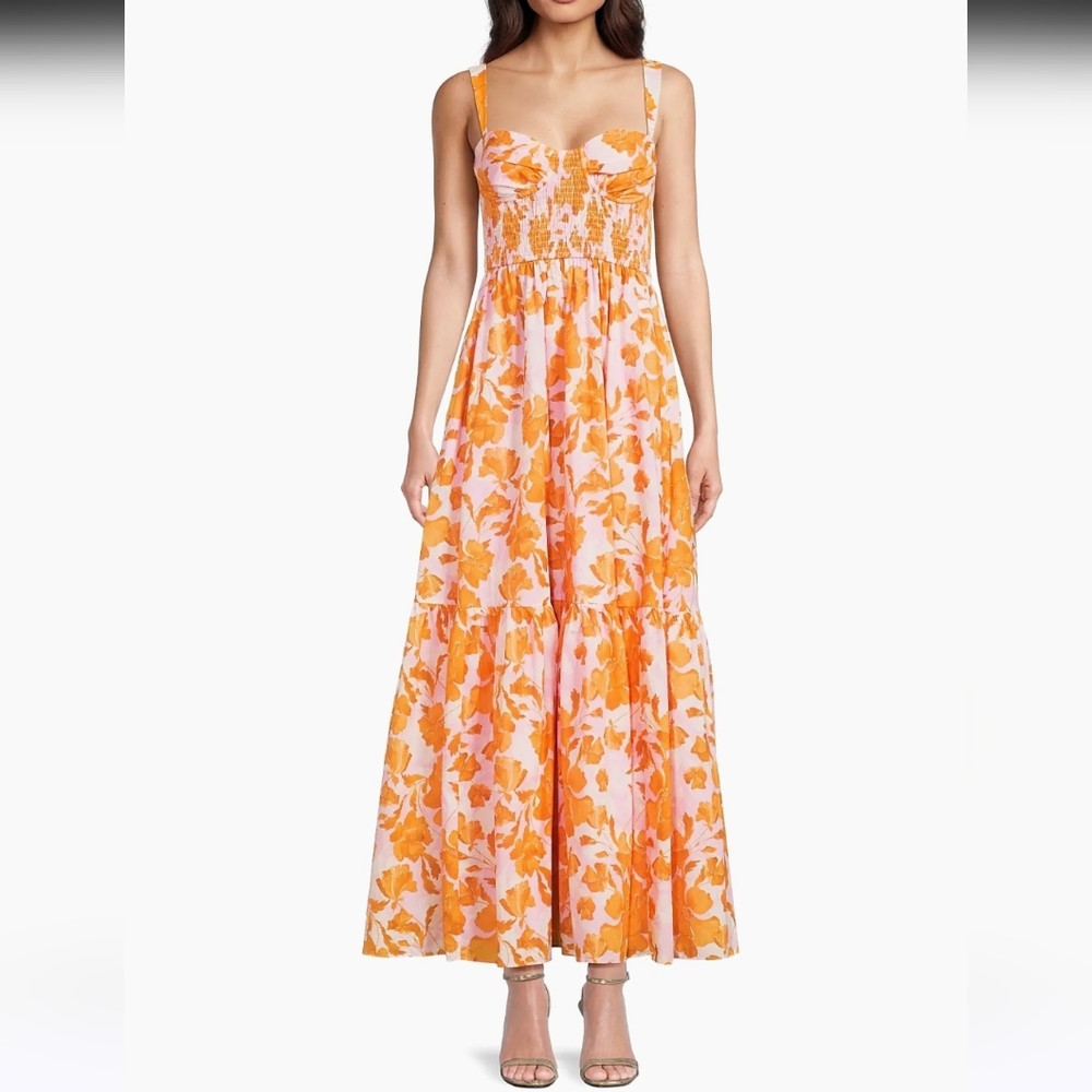 NWT HUTCH | $361 Stefani Floral Midi Dress - Picture 5 of 8